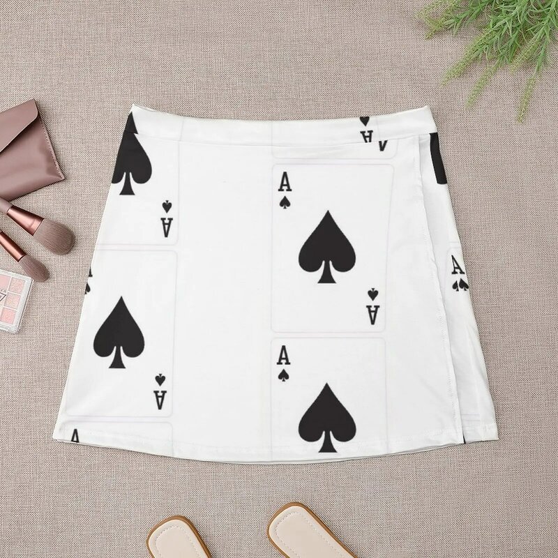 spades (?)A Mini Skirt extreme mini dress korean clothes ladies