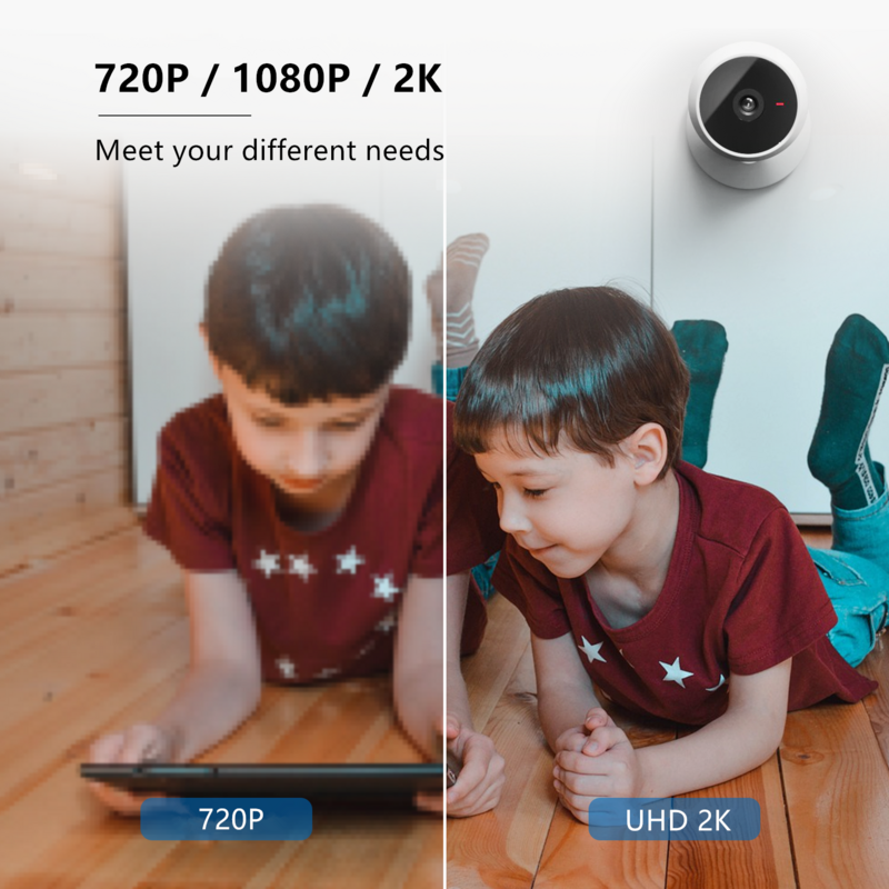Laxihub كاميرا الطفل كاميرا الأمن في الأماكن المغلقة واي فاي كاميرا مراقبة مراقبة الطفل كاميرا IP صغيرة حماية الأمن 2MP 3MP 2K
