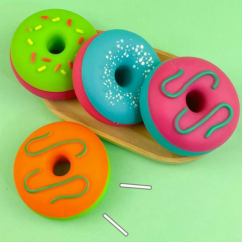Squeeze Toys Cute Donut Sensory Fidget Rebound Toy Funny Christmas Gift Cute Soft Pinch Toy Singular Squeeze Toys for gift kids
