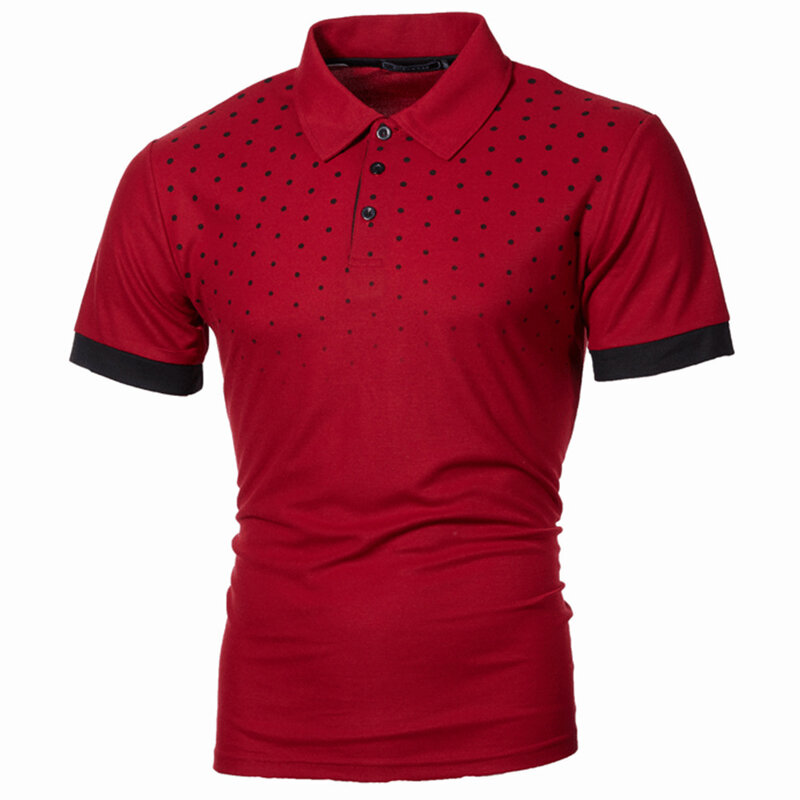 Men's Embroidered Polo Shirt 2024 Summer Business Casual High Quality Lapel polo shirts Classic Solid Short Sleeve T-Shirts