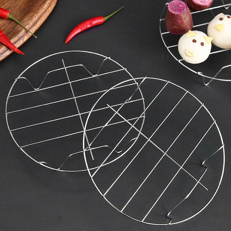 1~10PCS Air Fryers Accessories Stainless Steel Cooking Steaming Racks for Steaming Vegetables and Rice Racks for Kitchen Tools