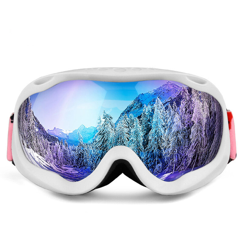 Outdoor Sports Hot Selling Ski Goggles Glasses Double layer Anti fog Anti UV Spherical Adult Ski Goggles