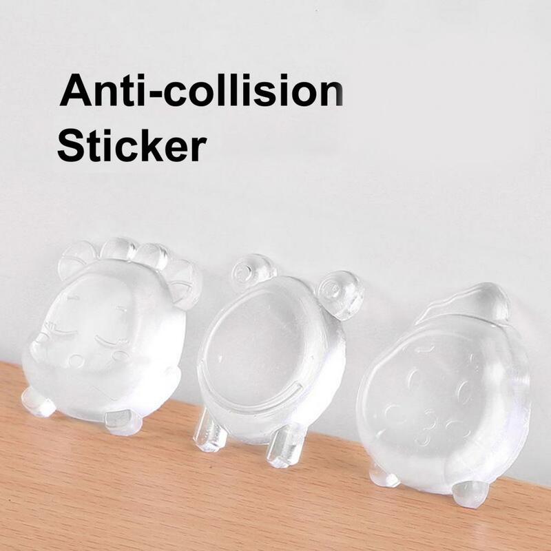 Door Handle Bumper Anti-collision Sticker Mute Self-adhesive Transparent Silicone Door Handle Bumper Protective Plug