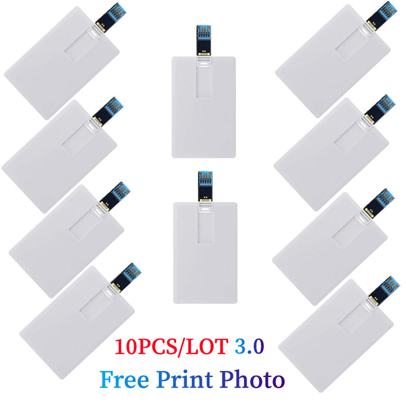 10 قطعة/الوحدة USB 3.0 مخصصة Photopraphy الشركة شعار بطاقة الأعمال usb فلاش حملة 8 جيجابايت/16 جيجابايت/32 جيجابايت للهدايا الترويجية