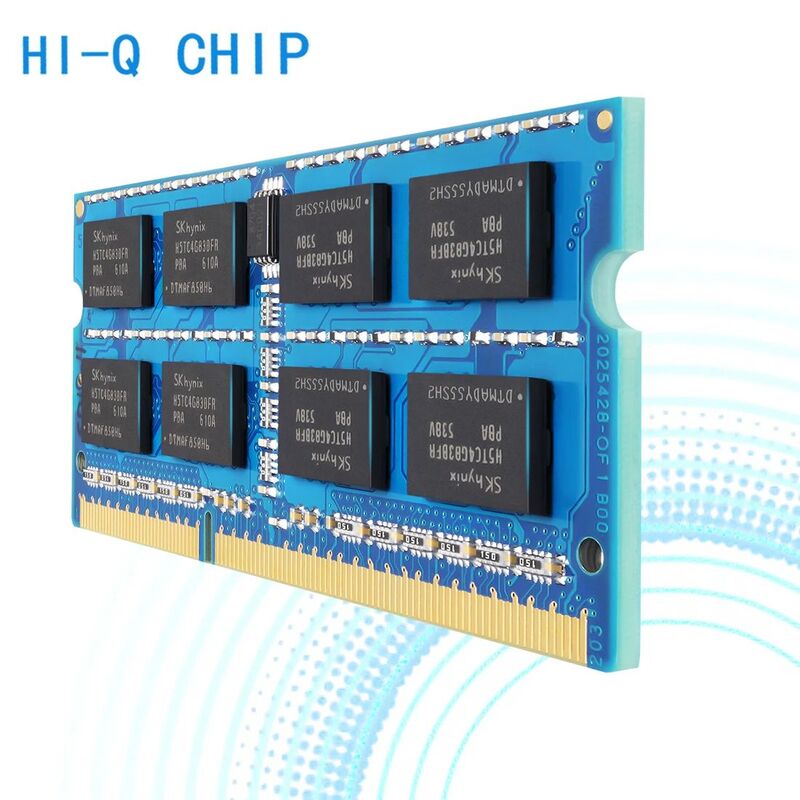 Tecmiyo-ラップトップメモリ,2x8GB,ddr3,容量1600mhz,sodimm,1.5v,PC3-12800S,ecc-blue