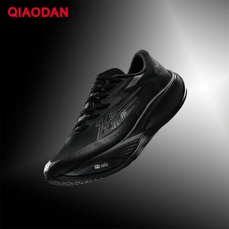 QIAODAN-Professional Marathon Running Shoe, Carbon Plate, Respirável Estabilidade Sneaker, Preto, Feiying, PB3.0, 2023, BM23230299, Novo