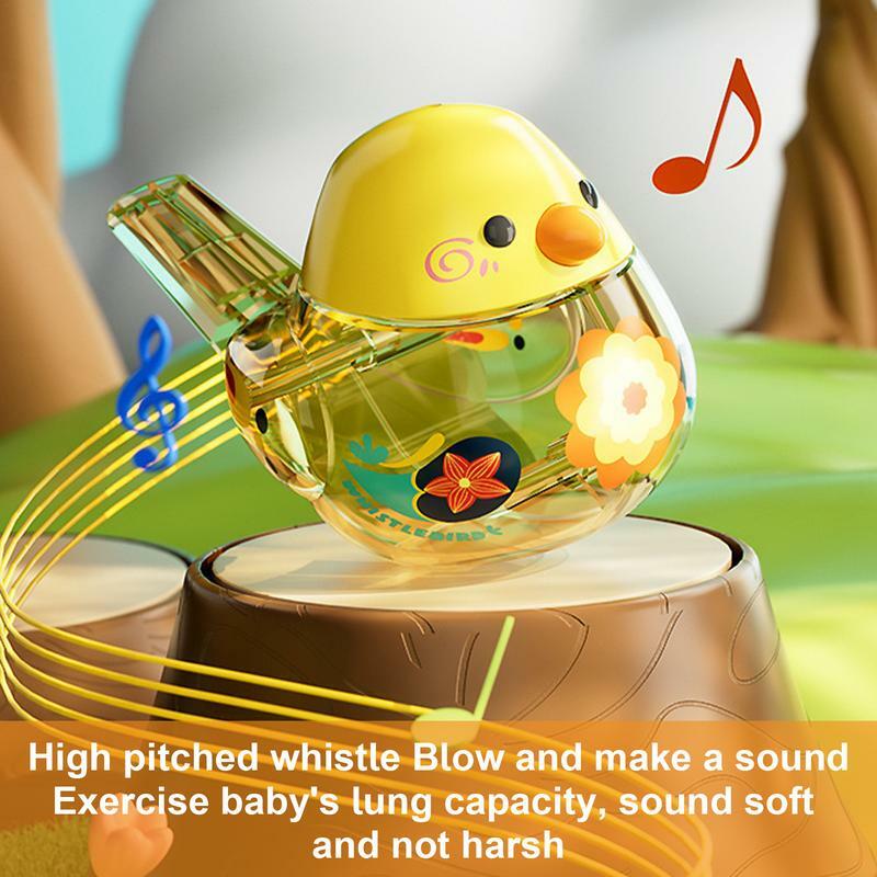 Mainan instrumen musik kartun suara burung, peluit air dengan suara burung, mainan edukasi dini anak-anak, hadiah pesta ulang tahun