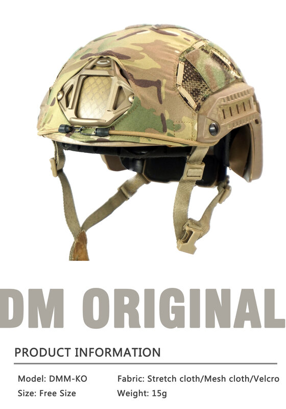 DMGear-cubierta de casco SF de OPS-CORE rápido, cubierta de casco de tela, colección de fanáticos militares, suministros de caza