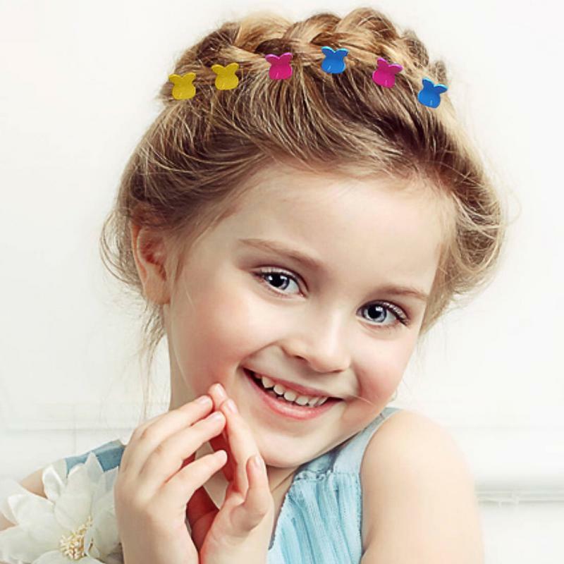 小さな女の子のためのカラフルなヘアアクセサリーセット,色とりどりのヘアピース,ファッショナブルなテールツール,誕生日パーティー