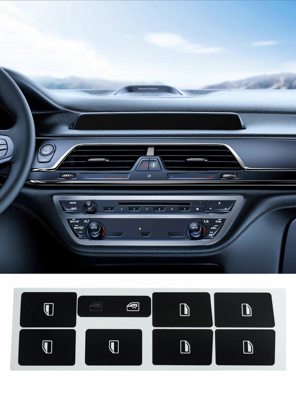 Passt für Audi A4 Windows Aufkleber Aufkleber für die Reparatur getragen Knopf knopfsc halter