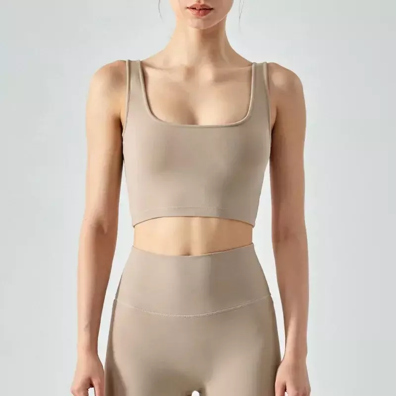 New Yoga High Strength Sports Underwear Push-up Shockproof Yoga Vest Beautiful Back Fitness Bra for Women