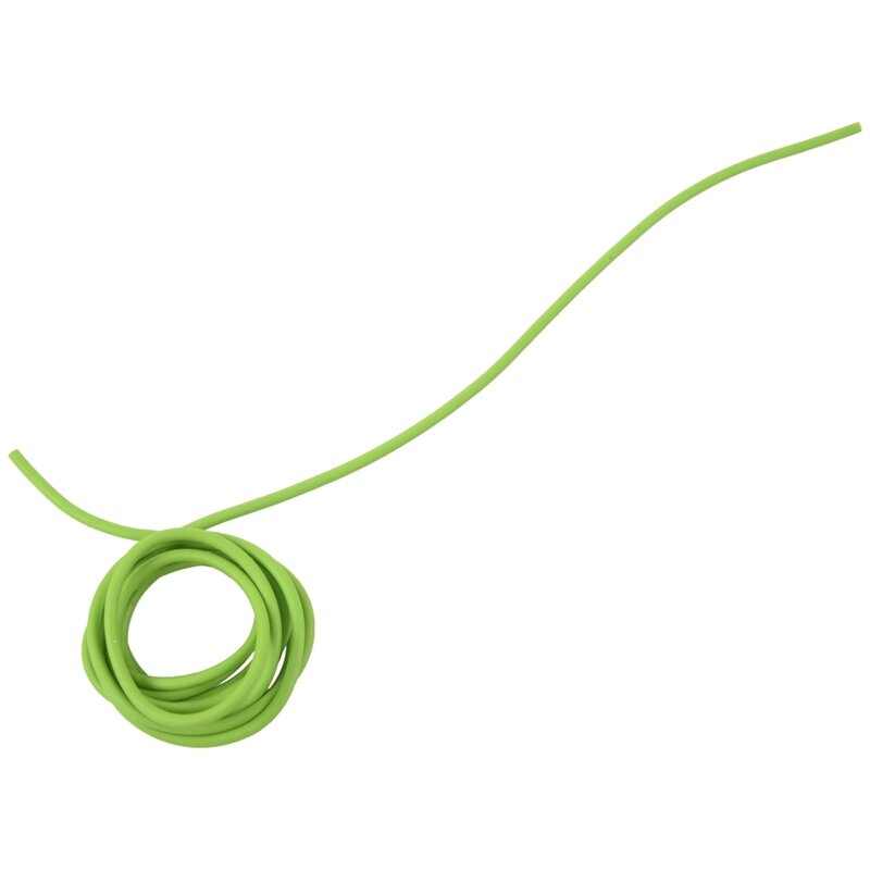 2x faixa de resistência de borracha do exercício da tubulação catapulta dub estilingue elástico, verde 2.5m