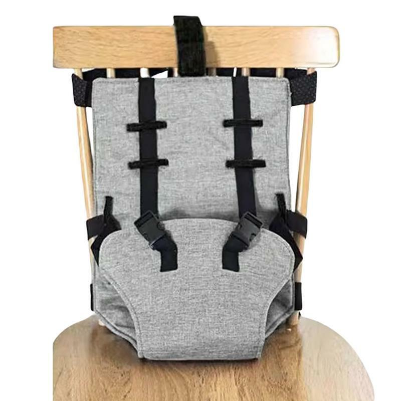 Arnés de seguridad portátil para bebé, silla alta de viaje, plegable, cinturón de seguridad