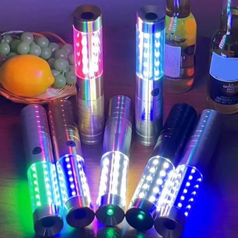 Bastón estroboscópico LED para botella de vino y champán, barra Flash para club nocturno VIP, KTV, Bar