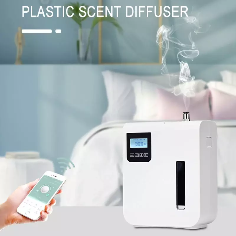 Essential Oil Aroma Diffuser Smart Bluetooth WiFi Timing Automatic Fragrance 300ML for Home Hotel Room Wireless Scent Machine