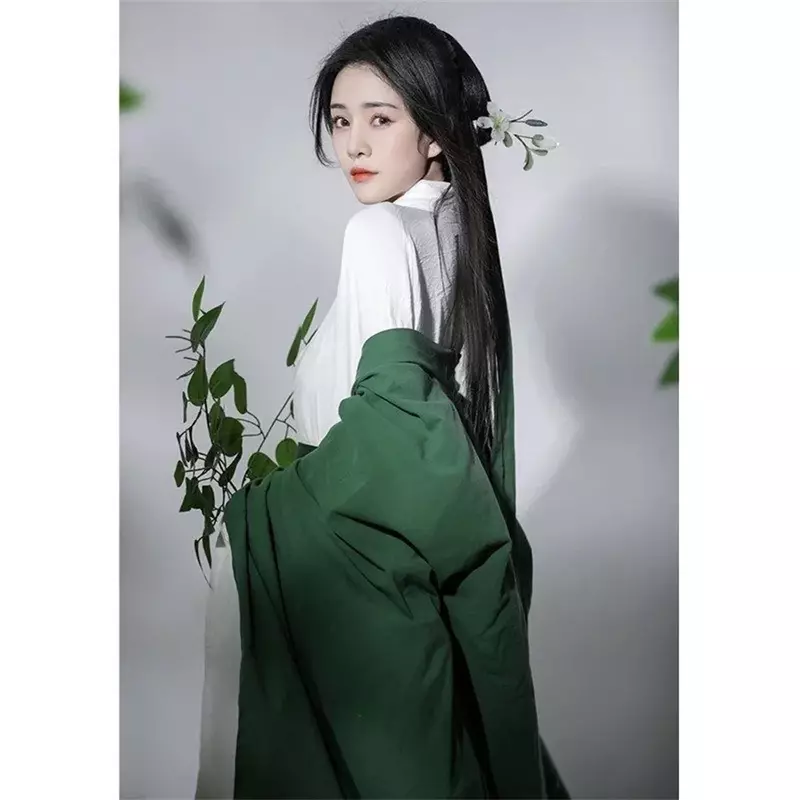 Elegant Trendy Performance Cheongsam Asian Dress Female Hanfu Costume Antique Clothes Chinese Style Clothes