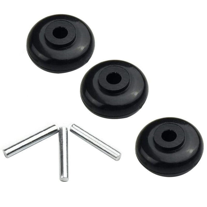 3x Axles and Rollers Motorized Heads Small Shaft Wheels for Vacuum Cleaner Powerheads Replacement