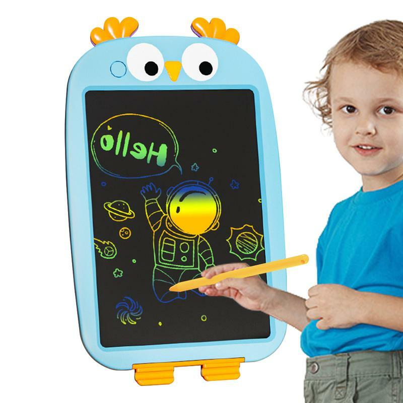 Tavoletta da scrittura Lcd giocattoli tavolette da disegno con schermo colorato compresse da disegno con schermo colorato da 12 pollici giocattoli per l'apprendimento delle attività