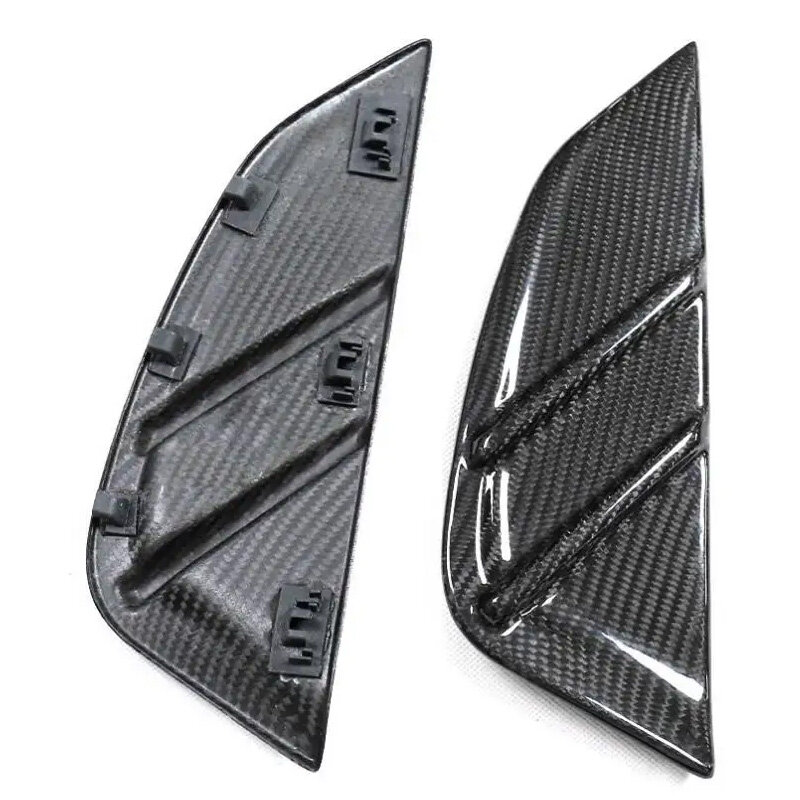 Carbon Fiber Fender Vents Decorative Cover For BMW G80 M3 Sedan 2021 2022 Side Bumper Duct Wing Body Kit Molding Spoiler Cover