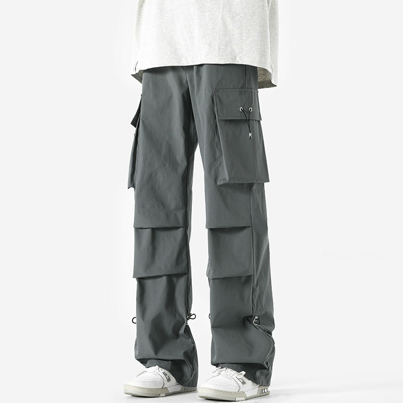 Cargo pants For Men Jogger Harlan Pants Male Hip Hop Sweatpants Side Pocket Men Woman Trousers White  Black New Streetwear