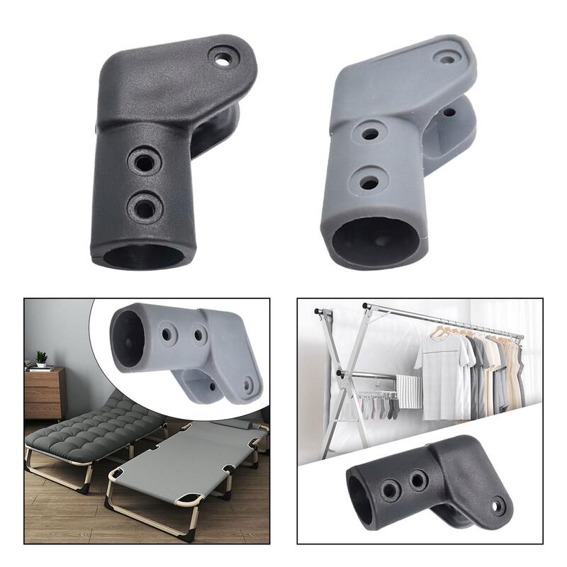 Konektor tempat tidur berkemah Anti gores, adaptor sambungan tempat tidur lipat luar ruangan untuk kursi mebel kaki kursi peralatan luar ruangan