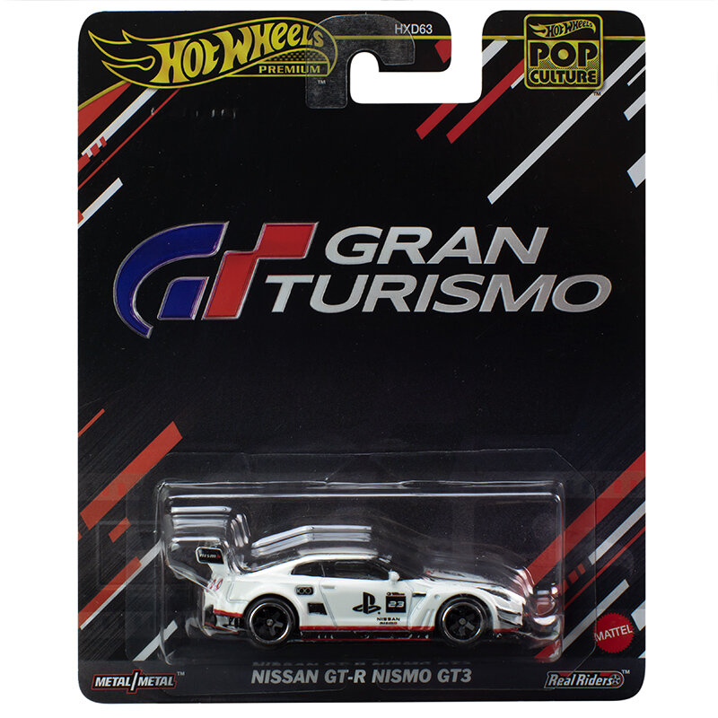 Original Mattel Hot Wheels Pop Culture HXD63 Car GTR Model Collection Diecast 1:64 GTR 34 Metal Toy