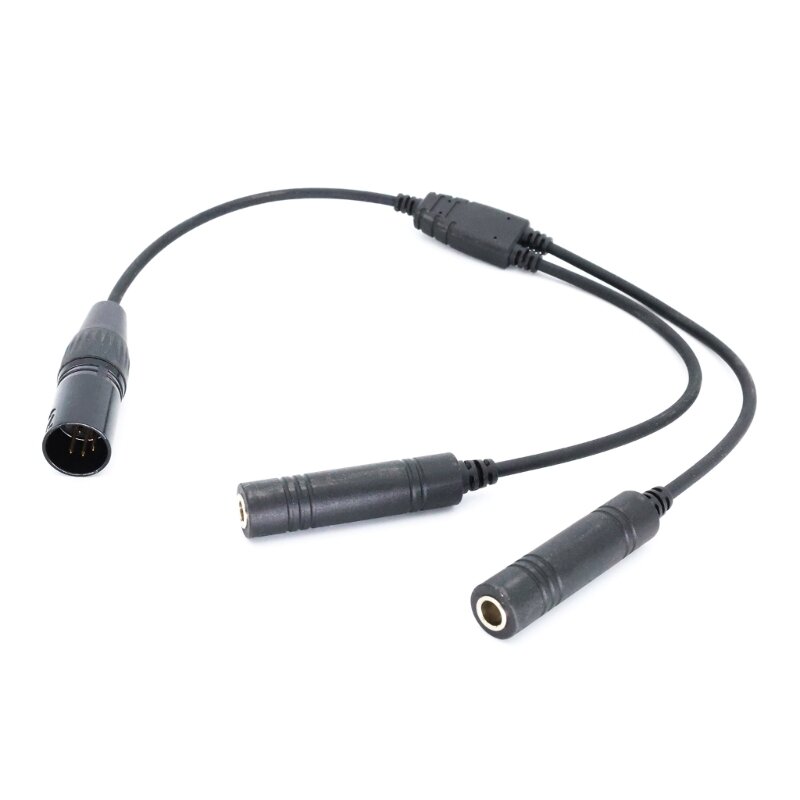 Чистый и стабильный звук с адаптером кабеля для авиационных наушников Durable GA to XLRs