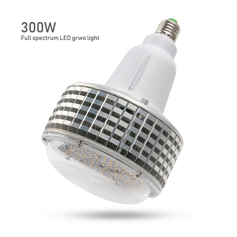 Bombilla LED hidropónica de espectro completo para cultivo de plantas, 300W, color blanco cálido, para tienda de invernadero