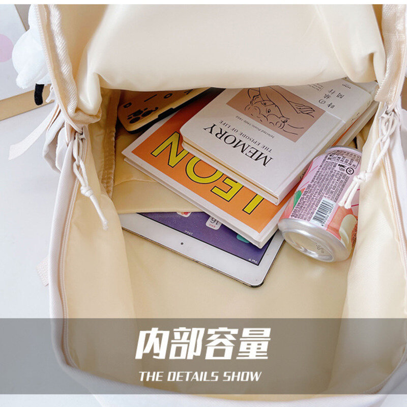Genshin Impact Students School Backpack Hu Tao Xiao Students School Book Bag Pocket Shoulder Travel Bags For Girls Boys Teenager