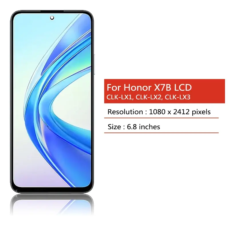 Recambio de pantalla CLK-LX1, CLK-LX2 y CLK-LX3 para Huawei Honor X7b LCD X7B, montaje de digitalizador con pantalla táctil