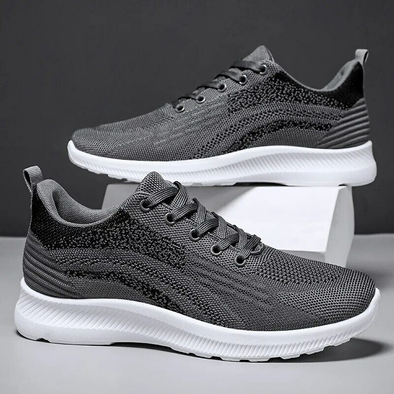 Brand Outdoor Men Casual Sports Shoes Running Shoes 2023 New Light Breathable Air Cushion Shoes Mesh Men  Fashion Sneakers