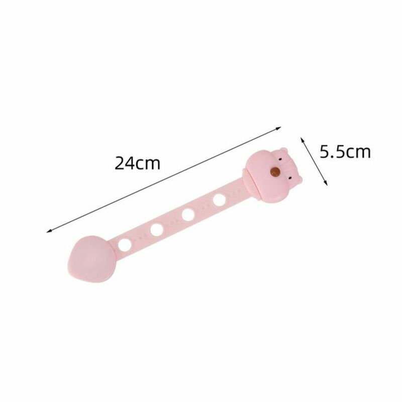 Baby Anti-Pinch Child Safety Lock Multifunctional Anti-pinch Door Locks Self Adhesive ABS Safety Protection Buckle Refrigerator