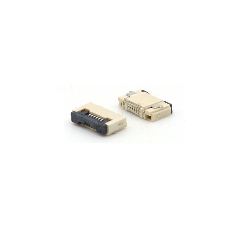 Flip-Top Down Connector, soquete de cabo macio, FPC e FFC, H2.0, 0,5mm