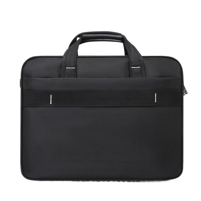 Tas jinjing Bisnis Pria Oxford kapasitas besar, tas kurir, tas bahu kantor pria, tas Laptop 15.6 inci, tas tangan bisnis, tas pria kapasitas besar