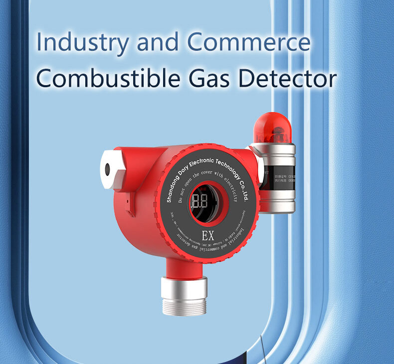 Actualización de artículos, Detector de Gas Combustible fijo, metano 0-100% LEL, con Panel de Control