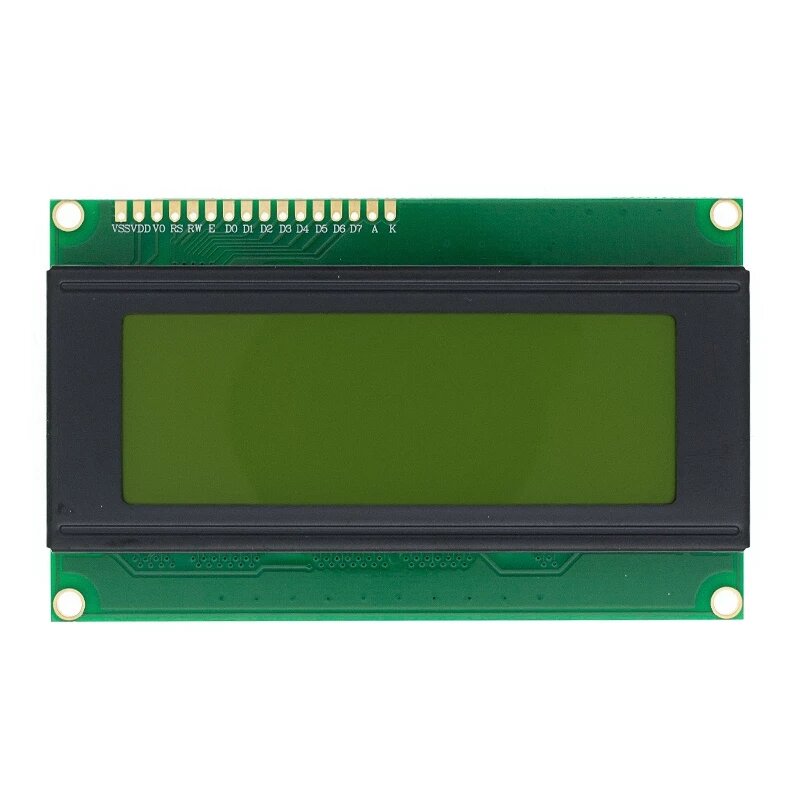 20x4 LCD وحدات 2004 LCD وحدة مع LED الأزرق/الأصفر الأخضر الخلفية الأبيض حرف