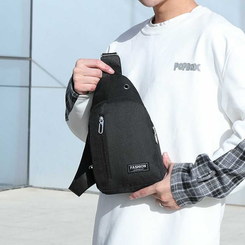 Men Chest Bag New Casual Sports  Multi Functional Crossbody Bag Fashion Korean Versatile Men One Shoulder Chest Bag