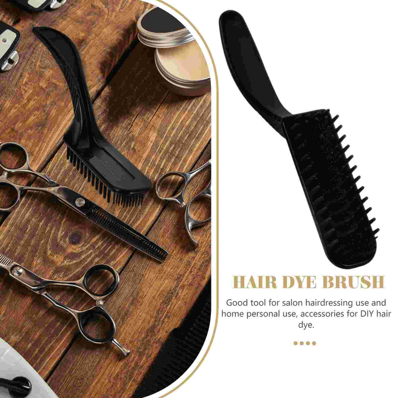 6pcs Hairbrush Hair Coloring Dyeing Highlight Brush Mixing Brush Comb Tint Brush for Home Salon
