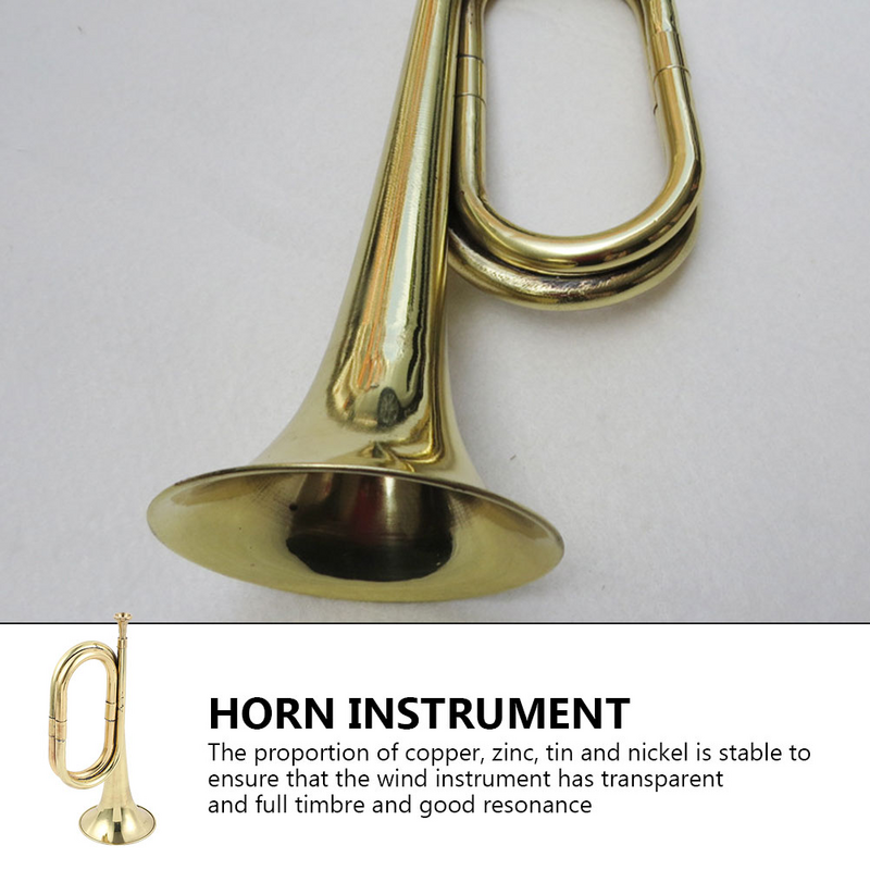 Profession elle Trompete tragbare traditionelle Wind Musik instrument Kupfer legierung Trompeten Signalhorn für Anfänger Studenten Geschenk