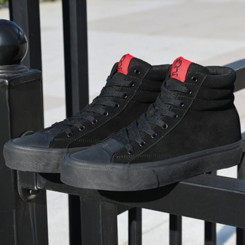 Joiints أسود منتصف أعلى أحذية رياضية من جلد الغزال ل تزلج أحذية غير رسمية دائم تسولي رياضة التدريب أحذية مريحة
