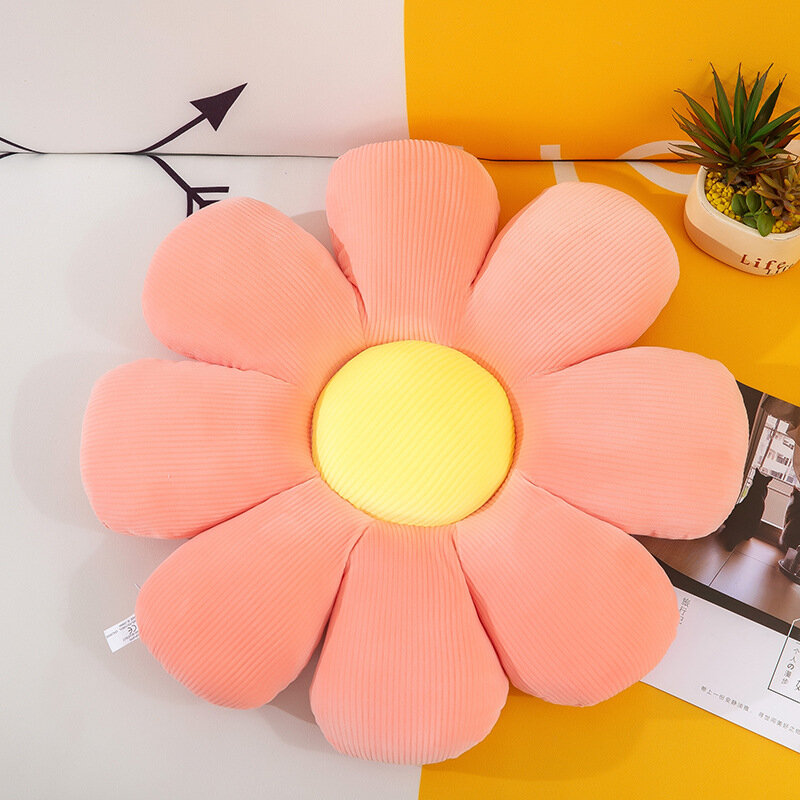 40Cm Kawaii ร้อนดอกเบญจมาศ Cushion Plush Cushion Sun ดอกไม้น่ารักใหม่โรงงานของเล่นโซฟาหน้าแรก Decor เด็กทารกวันเกิดของขวัญของเล่น