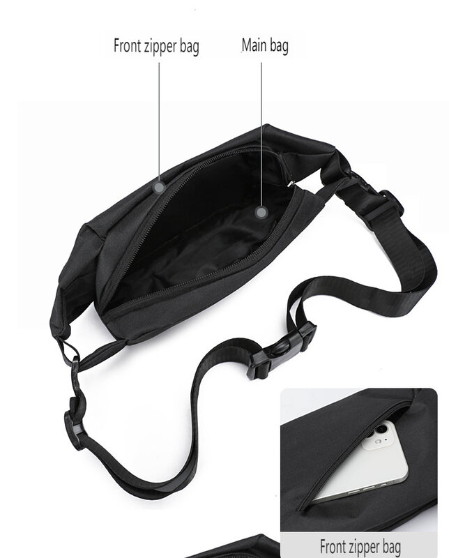 メンズ防水スポーツバッグ,チェストストラップ,アウトドア,ファッショナブルなデザイン,2024