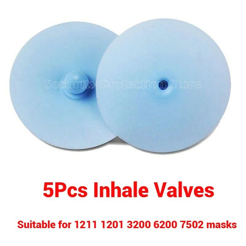 Válvulas de inhalación reemplazables 7583, Gel de sílice 7581, cinturón para mascarilla de Gas, accesorios químicos para respirador, 7502/7501