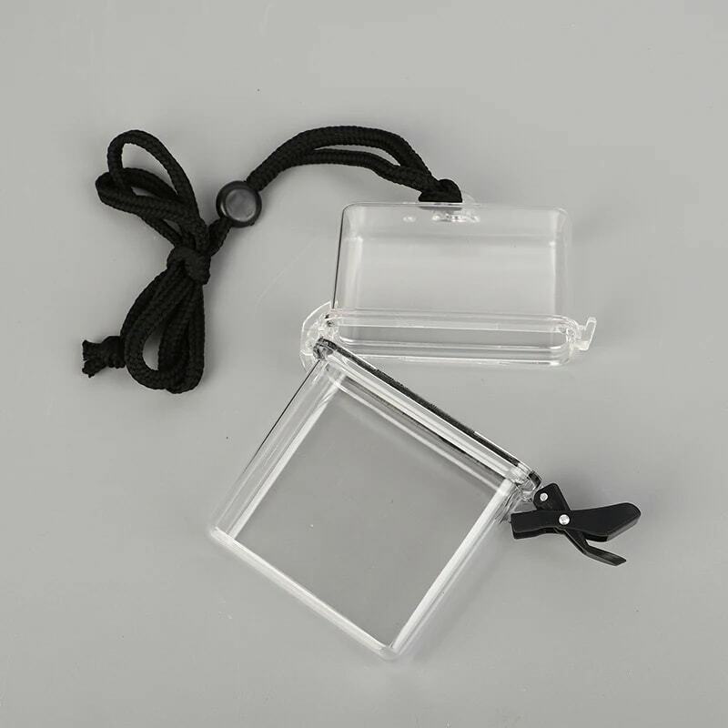 Panas kartu kecil portabel disegel penyimpanan dapat uang kunci tangki tahan air transparan mengumpulkan kotak klasifikasi alat tulis sekolah