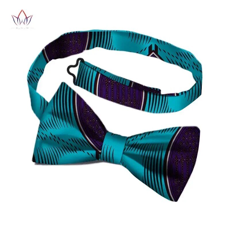 Impressão africana gravata borboleta para homens bohemia africano algodão impressão tecido presentes para homens africano tradicional colar falso wyb340