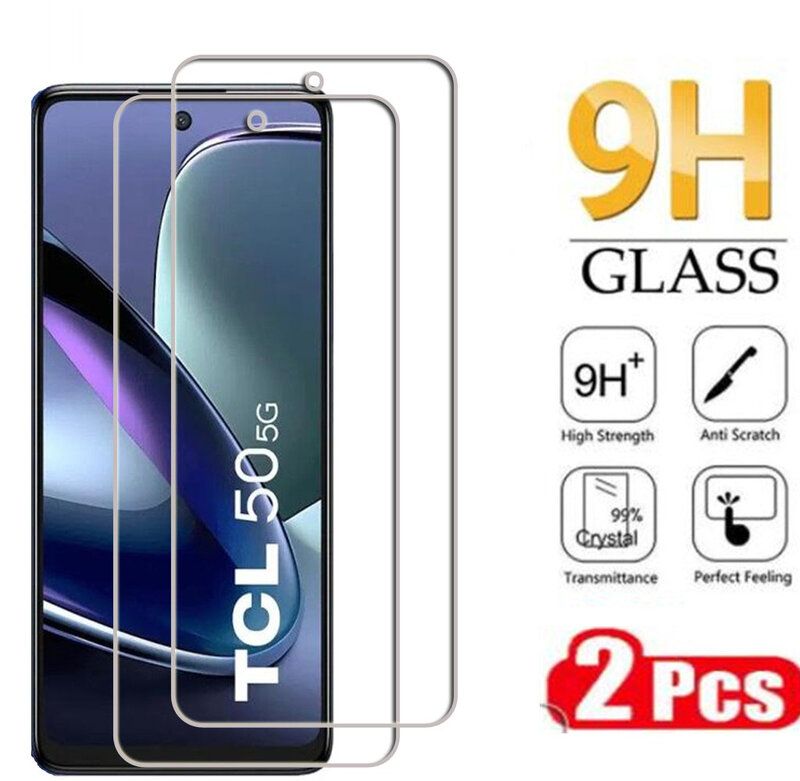Original Protection Tempered Glass For TCL 50 5G 6.6" 2024 TCL 50 5G TCL50 5G Screen Protective Protector Film