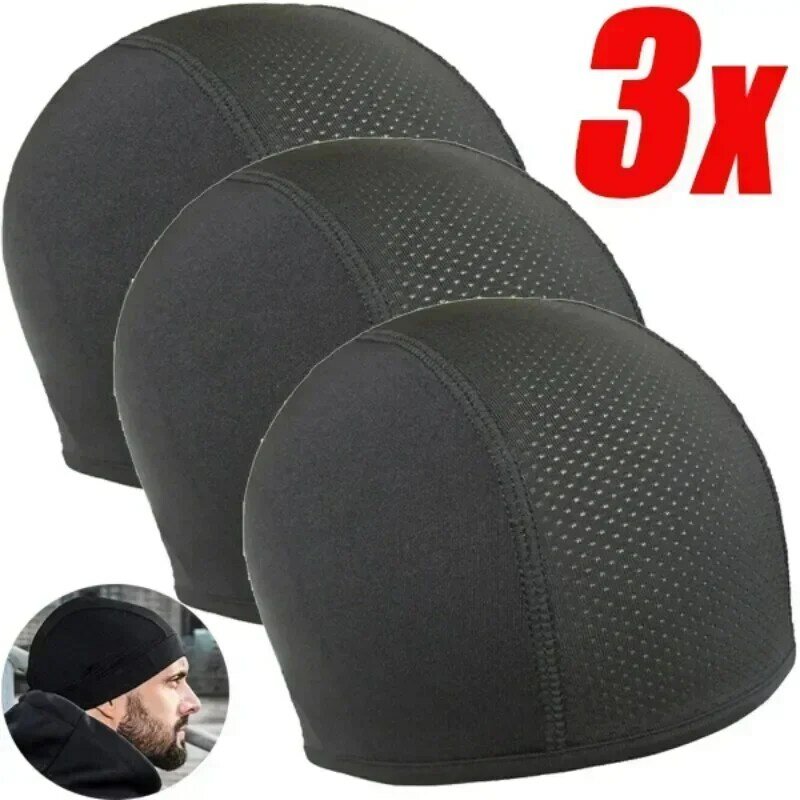 Quick-drying Cycling Helmet Hat Inner Cap Motorcycle Balaclavas Helmet Inner Sweat Wicking Hat for Men Women Sports Hat Caps