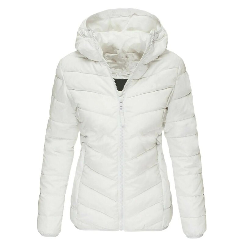 Cappotto invernale in cotone con cappuccio Streetwear femminile Slim Fashion Warm parka per abbigliamento donna 2023 nuove giacche addensate Outwear