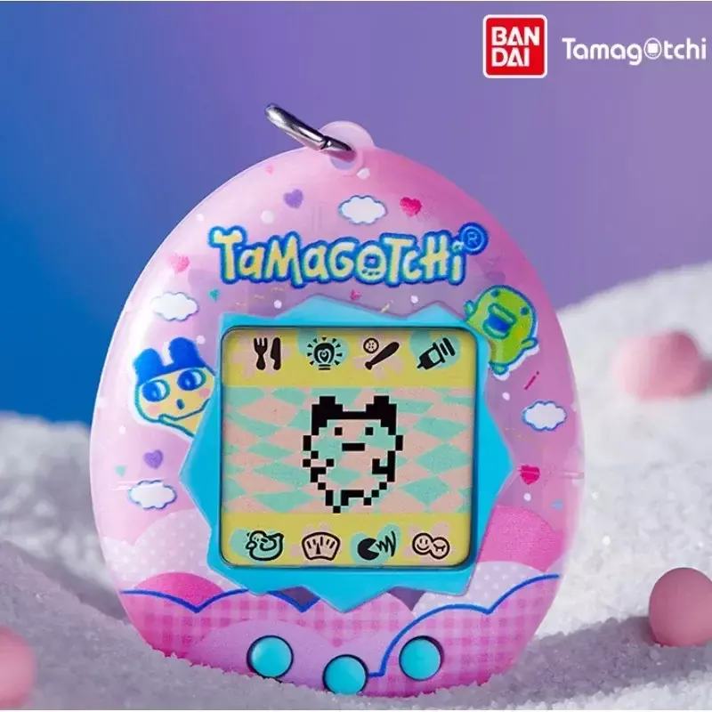 Echte Bandai Tamagotchi Reproductie Serie Yuanzu Machine Hanger Elektronische Huisdieren Klassieke Jeugdherinneringen Spel Speelgoed Cadeau