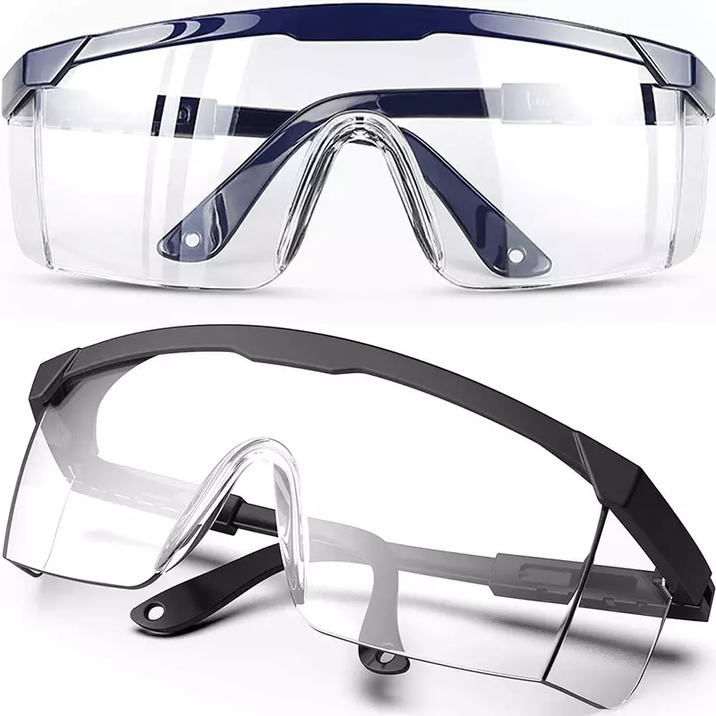 Gafas de seguridad antisalpicaduras para el trabajo, lentes de protección ocular para laboratorio, protección Industrial contra el viento y el polvo, 1 piezas